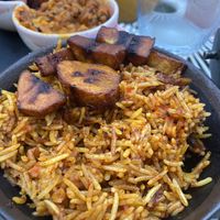 Jollof Rice vegan  at Pitanga in West London