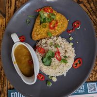 Katsu curry at The Tron in Edinburgh