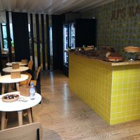 Interior of the café  at Coconut Cafe in Paris