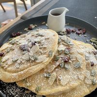Vegan pancakes! Highly recommend  at Vibes at Rawai Beach in Phuket