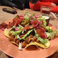 Nacho plate at Mocca in Oerebro