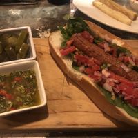 Vegan hot dog  at Atico in Sayulita