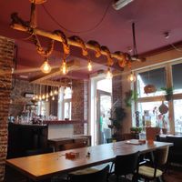 From inside at Pleur Foodbar in Maastricht