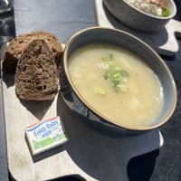 asparagus soup  at Pleur Foodbar in Maastricht