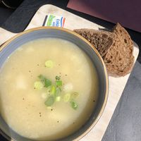 asparagus soup  at Pleur Foodbar in Maastricht