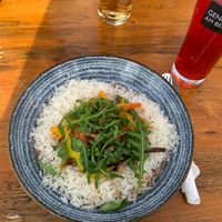 Gemüse Wok  at Tomiziel in Haus