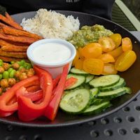 veggie bowl at PodKładka RestoBar in Gizycko