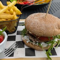 burger at PodKładka RestoBar in Gizycko