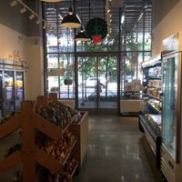 Inside venue at Juice Press in New York City