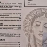 The menu. at GULA. in Guarda