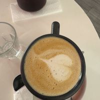 Cardamom latte with oat milkk  at Tinoc Café in Merida