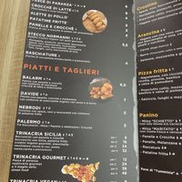 Menu  at Friggitoria Da Davide in Palermo