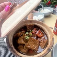 Stir fried tofu   at Le Nove Scodelle in Milan