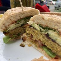 Lentil patty was the best I ever had at Auguste in Nuremberg