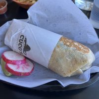 Super vegan burrito  at Cuco's Burritos in Redwood City