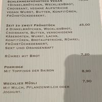 Veganes Frühstück at Wecklies Bio Café & Bistro in Bad Oldesloe