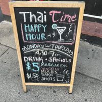happy hour  at Thai Time in Binghamton