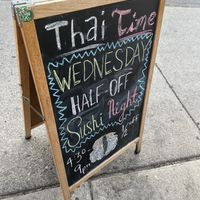 half off sushi   at Thai Time in Binghamton