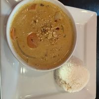 massaman curry  at Thai Time in Binghamton