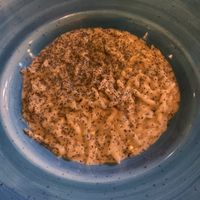 Trofie al pesto di radicchio con semi di papavero  at Verve in Sestri Levante