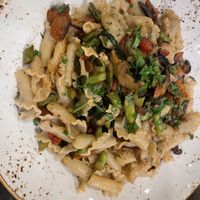 Pasta primavera (not listed on menu-ask for it!)  at Fire & Grain in Hummelstown