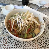 Udon w/ tofu  at Khon's on Palafox in Pensacola