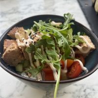 Tofu poke bowl  at Bocchoris Arran de Mar in Mallorca