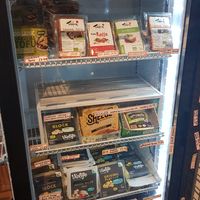 Freezer section #Veganuary at Tullivers Health and Wholefoods in York
