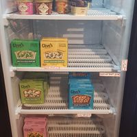 Chilled section #Veganuary at Tullivers Health and Wholefoods in York
