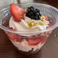 Fruit dessert 🍨   at La sciara del Gusto in Fontanafredda