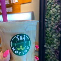 Schwarzer Tee mit Tapioca und Soya Milch   at Tea Motion in Weiterstadt