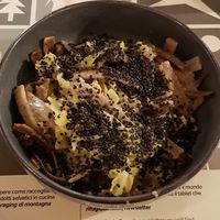 Traditional dumplings with cabbage at Rifugio Tamai in Sutrio