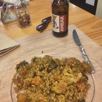 Paella de verduras at Al Paladar in Valencia