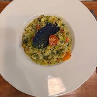 Risotto of vegetables at Bistro Bar in Covilha
