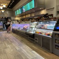 Timed it right, as the place was packed by the time we left!  at Ess a Bagel - W 32nd in New York City