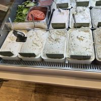 Vegan cream cheesee  at Ess a Bagel - W 32nd in New York City