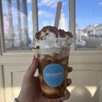 The dreamiest vegan sundae with lotus biscoff flavouring!  at Scoops in Herne Bay