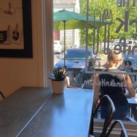 Inside seating  at The Fork & Knife in Hudson