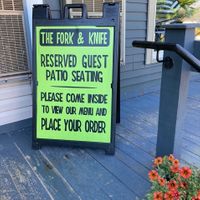 Entrance  at The Fork & Knife in Hudson