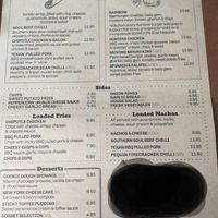 The other side of the menu! We liked that there was a traditional vegan burger as well as Moving Mountains at The Ferry Boat in Washingborough