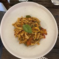 Pasta .. it was requested very spicy and it was!!  at People of Tomorrow in New Delhi