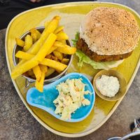 Veggie Burger at GRUTA in Funchal