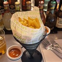 Patatas bravas  at Cafe Bar La Cambera in Pechon