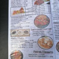 Menu at 7 de Espada Restaurante in Havana