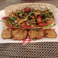 Vegetable sandwich at 7 de Espada Restaurante in Havana