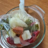 Pichanga vegana. La experiencia es nueva pero siendo honesta no me gusto tanto la pichanga. at Machete Carnicería Vegana in Santiago