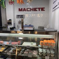 On weight   at Machete Carnicería Vegana in Santiago