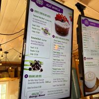 Menu  at Tropical Tribe  in Haleiwa