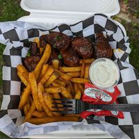 Wing basket at That Vegan Joint in Indianapolis