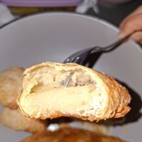 Cream pie at Gregory's in Rhodes